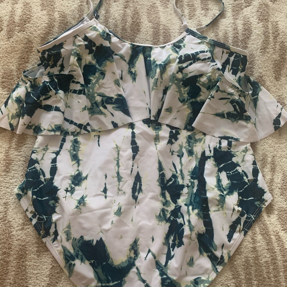 Floral bathing suit